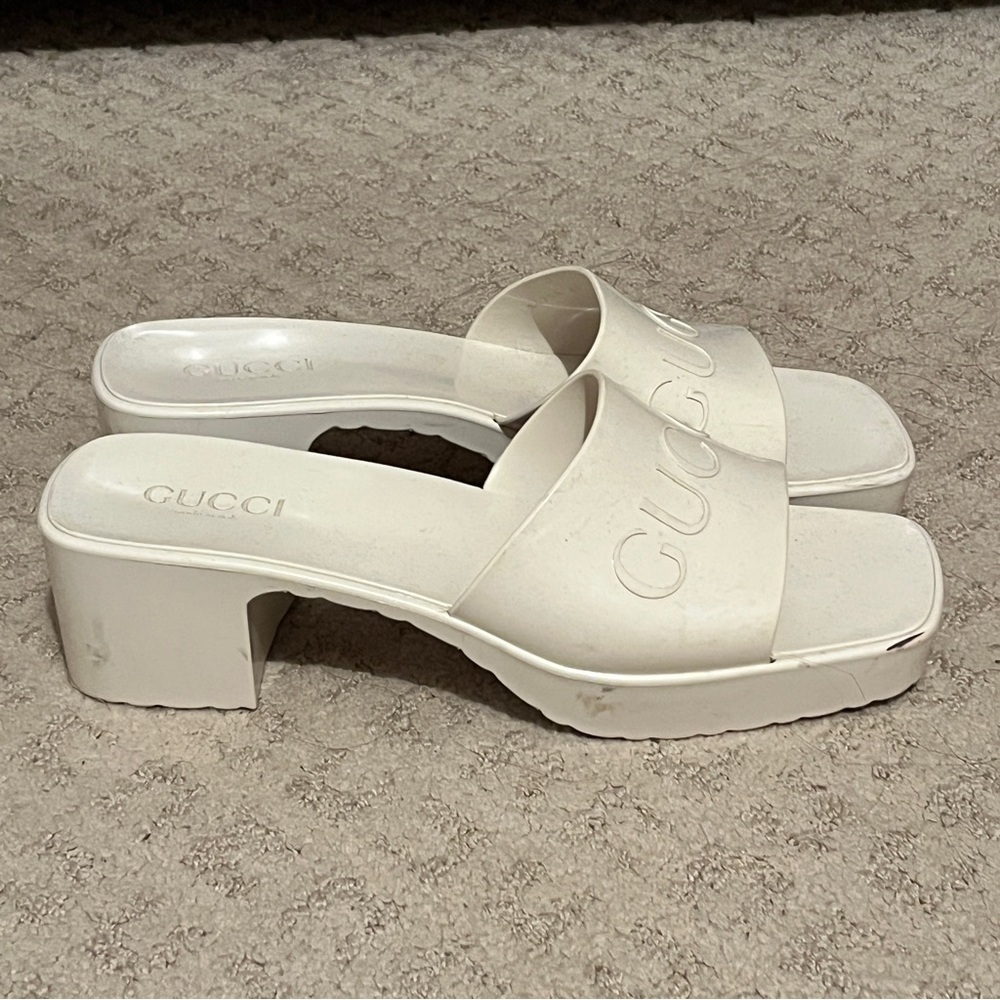 Gucci Rubber Slides - 42 - Picture 3 of 7